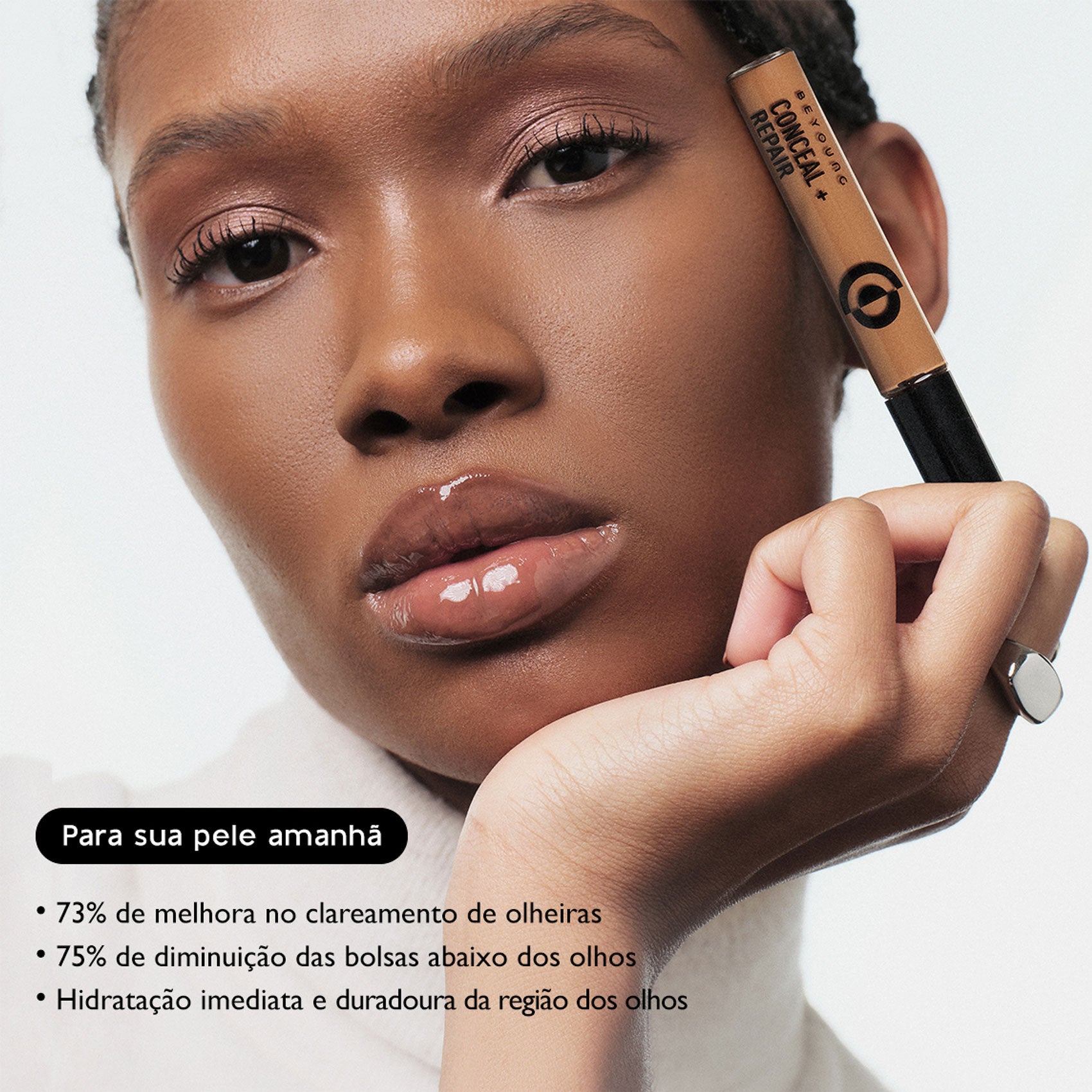 Corretivo líquido Matte com Ácido hialurônico