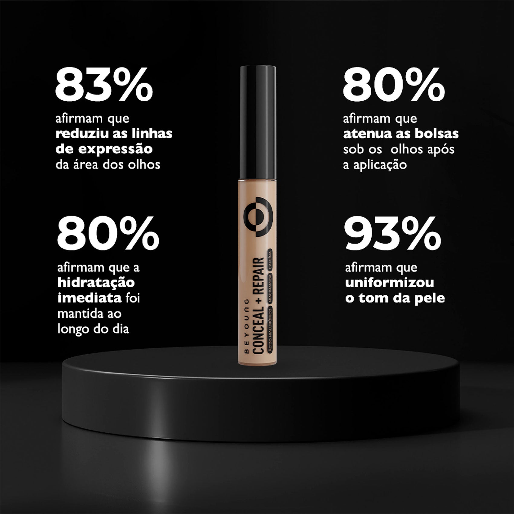 Corretivo líquido Matte com Ácido hialurônico