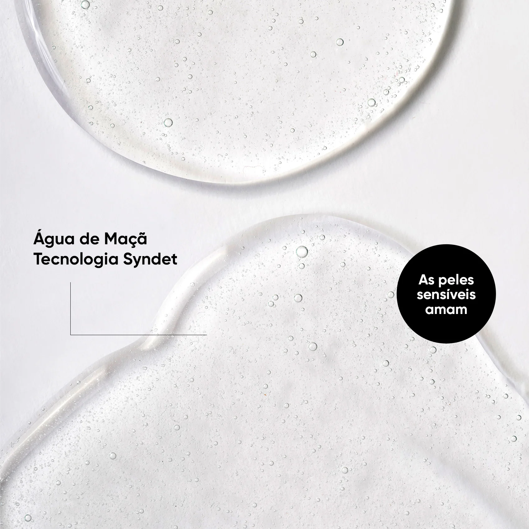 Gel de limpeza facial suave