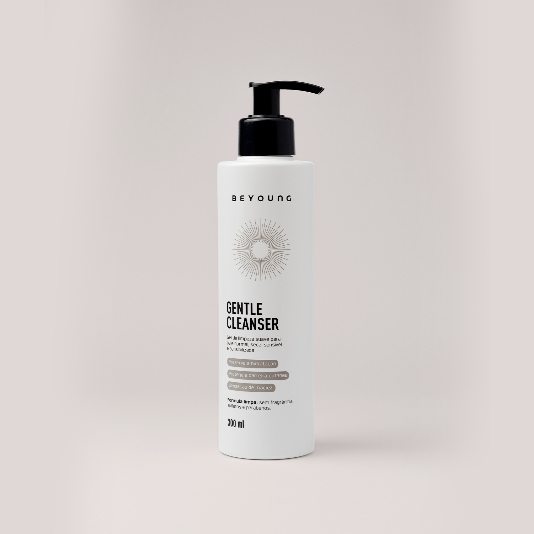 Gel de limpeza facial suave