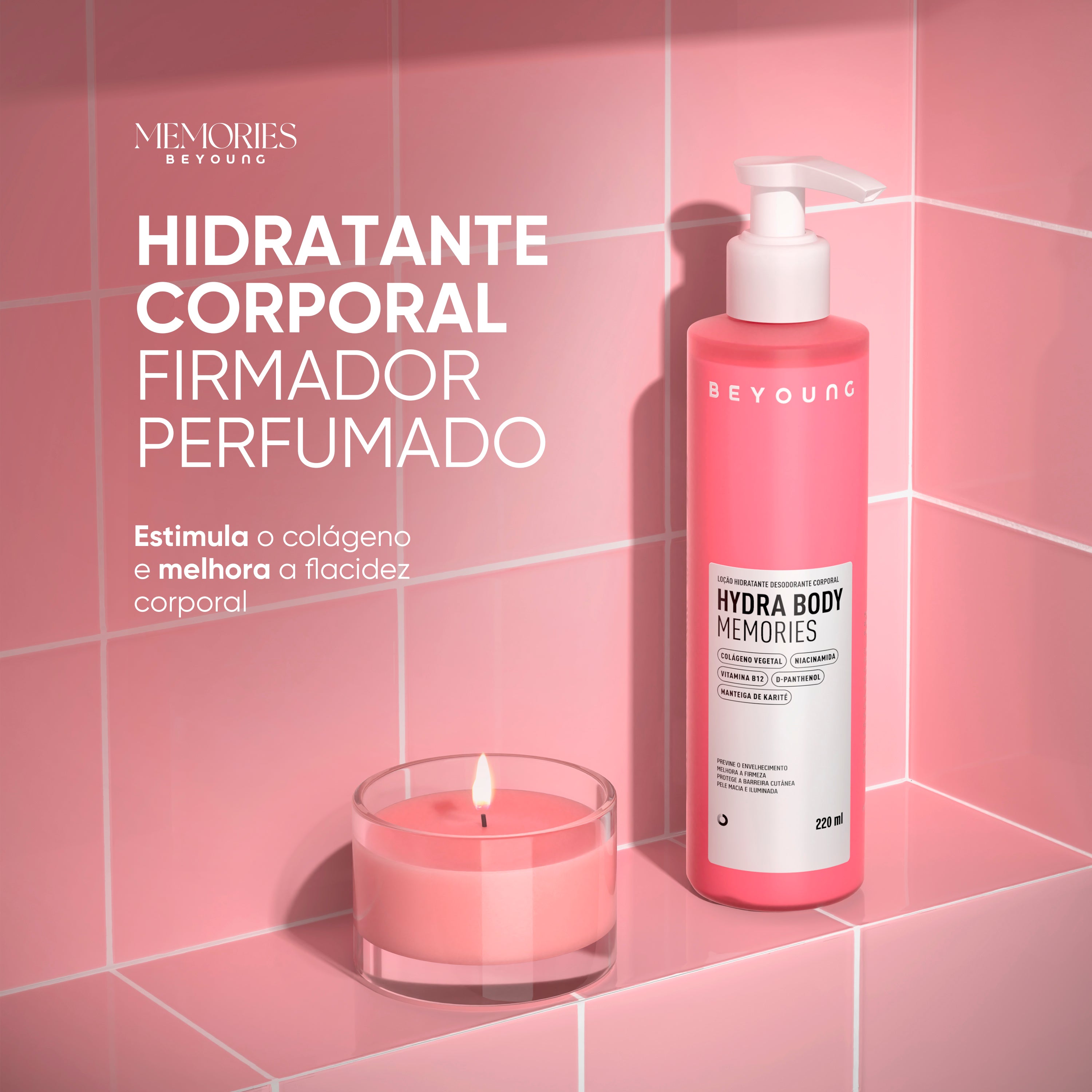 Hidratante corporal com niacinamida + manteiga de karité