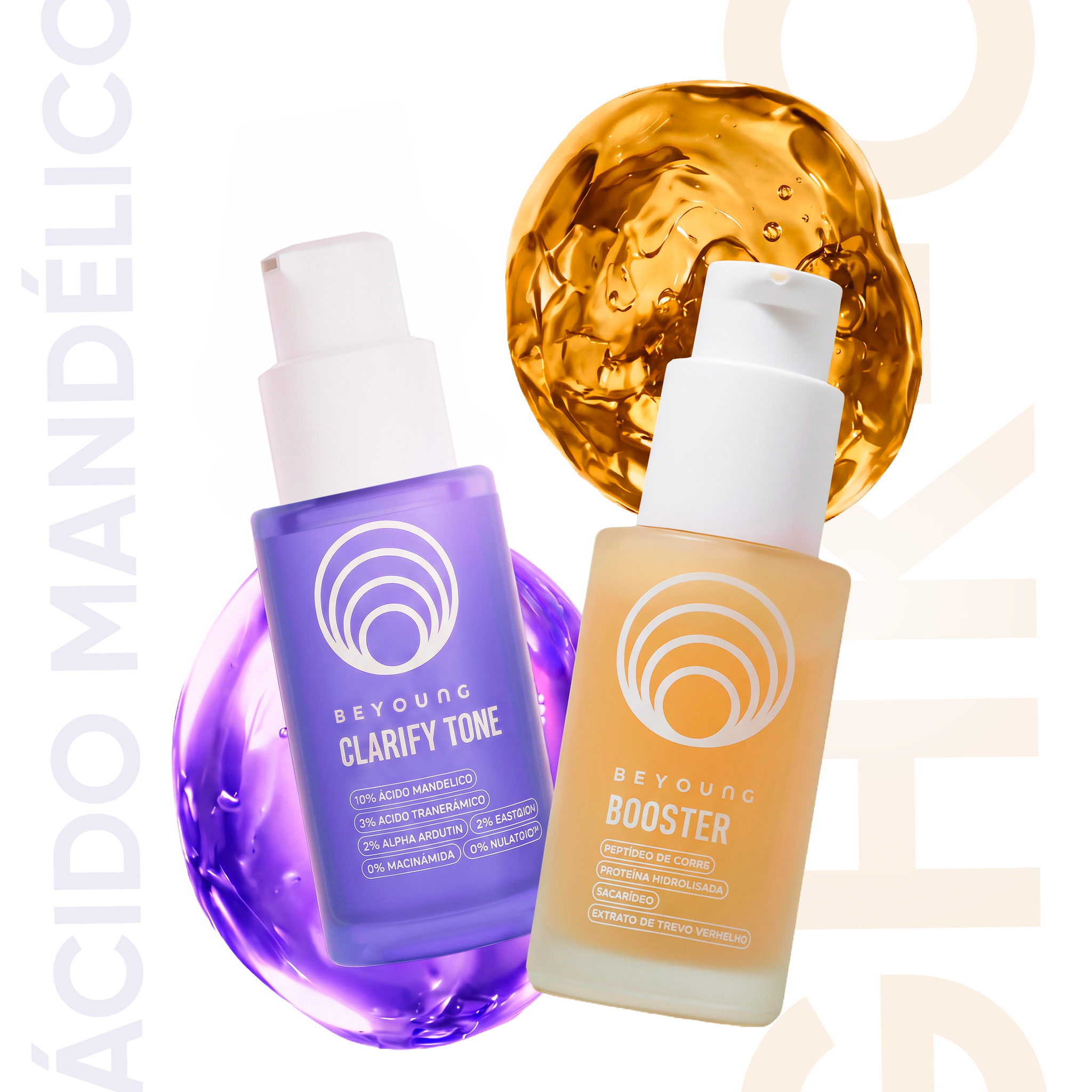 Kit Boosters Clareador Facial + GHK-CU
