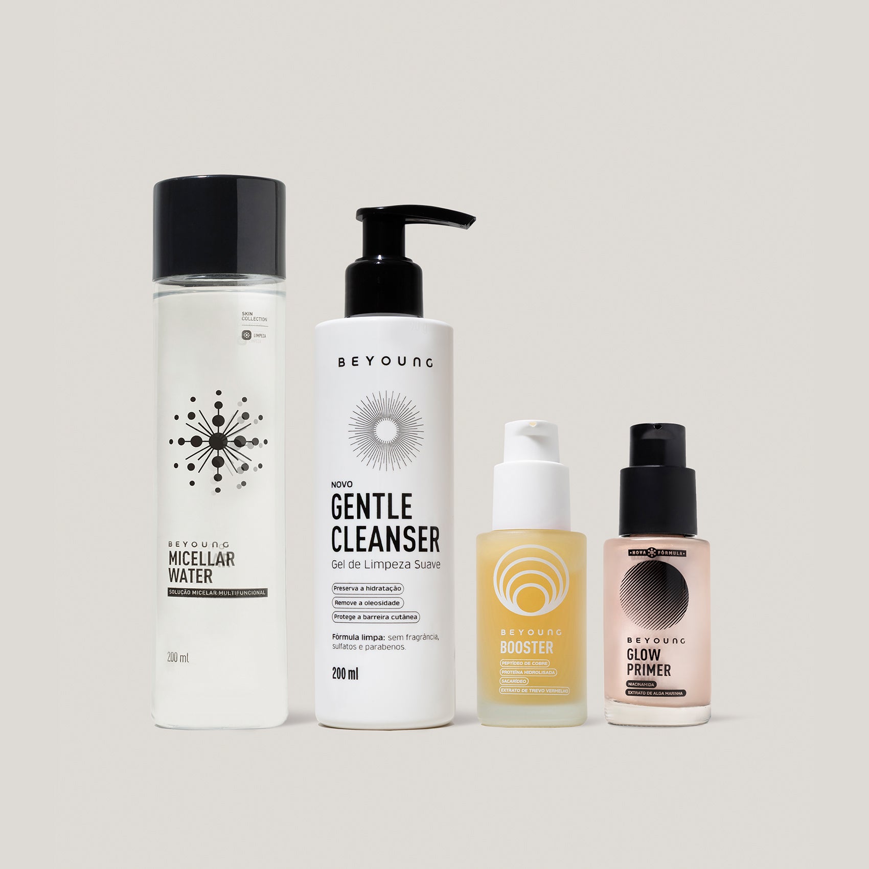 Kit Clássicos Beyoung_Skincare básico e multifuncional + preparação para a make? Temos! Reunimos nossos 4 best sellers, os produtos queridinhos entre os B.Lovers, para facilitar a sua rotina de preparação de pele diária e garantir uma make perfeita._27010330