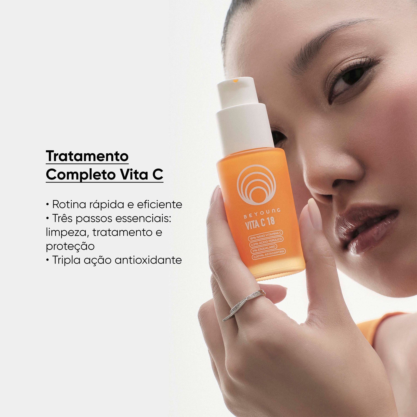 Kit Rotina Completa Vitamina C + Esqualano_Rotina potente e funcional com ação antioxidante. Prefere rotinas de skincare simples e rápidas, mas que funcionam de verdade? Então, essa aqui é para você! Em apenas três passos você vai conquistar: limpeza profunda, tratamento com ação antioxidante e proteção._59105461