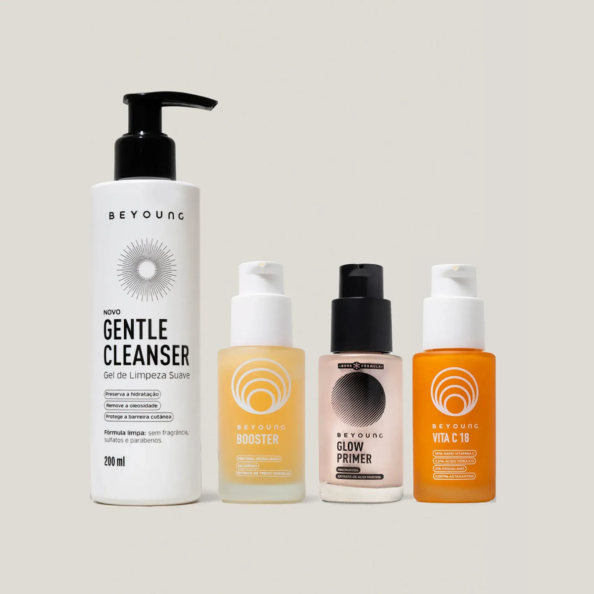 Kit Rotina Completa Vitamina C + Glow Primer