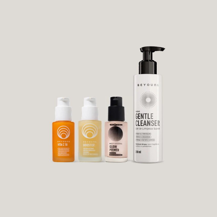 Kit Rotina Completa Vitamina C + Glow Primer