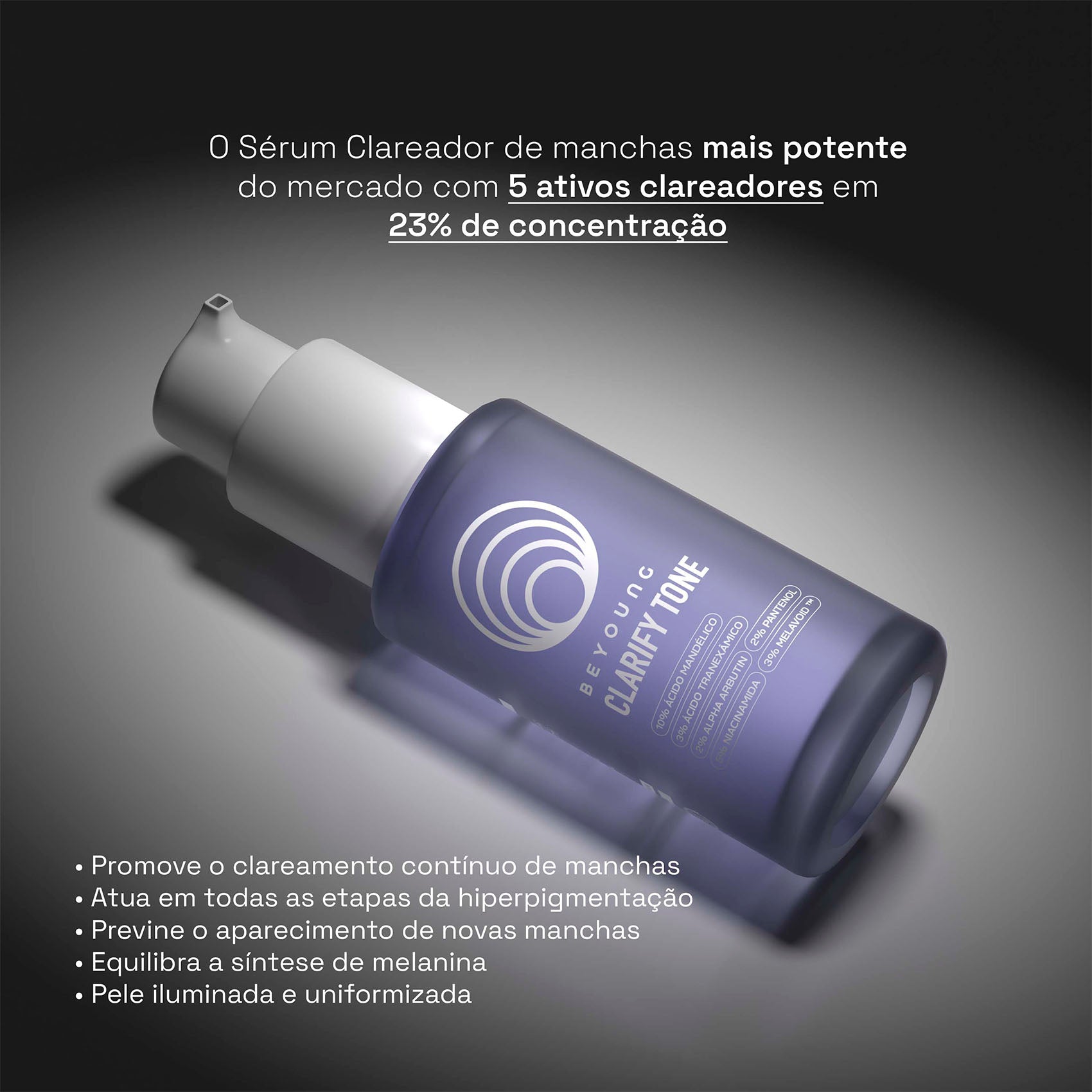 Kit Rotina Completa Ácido Mandélico + Ácido Tranexâmico_Rotina Clareadora de Manchas Dia e Noite em 3 passos: Limpeza + Tratamento + Proteção. Rotina simples em três passos: limpeza + tratamento anti-manchas com 10% de Ácido Mandélico, Ácido Tranexâmico e mais 4 ativos + proteção solar. Com esse kit você tem clareamento contínuo de manchas, uma pele mais uniforme e iluminada após 7 dias de uso* e resultados comprovados contra manchas de acne, melasma e muito mais._48133532 