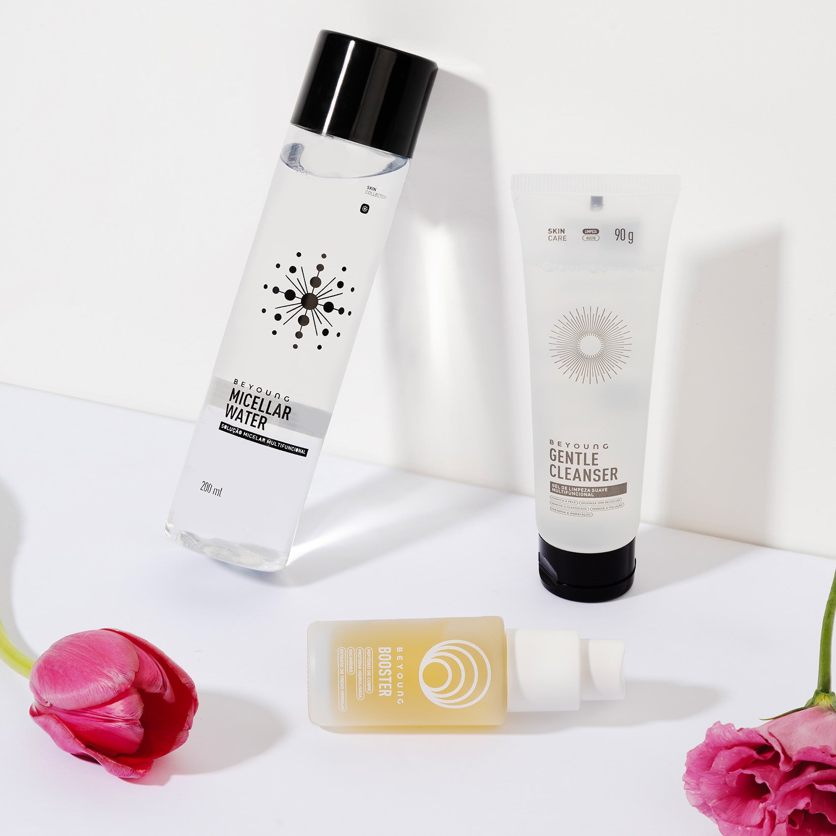 Kit Skincare Básico_Hora de apostar no básico que funciona para o seu skincare descomplicado.Esse é o passo a passo ideal para quem deseja uma rotina de skincare minimalista e multifuncional, com resultados surpreendentes. Reunimos os passos essenciais para conquistar uma pele mais bonita e saudável: Limpeza que não resseca a pele + Tratamento Rejuvenescedor e Antioxidante que mantém a pele hidratada enquanto controla a oleosidade e garante lifting imediato._86850699