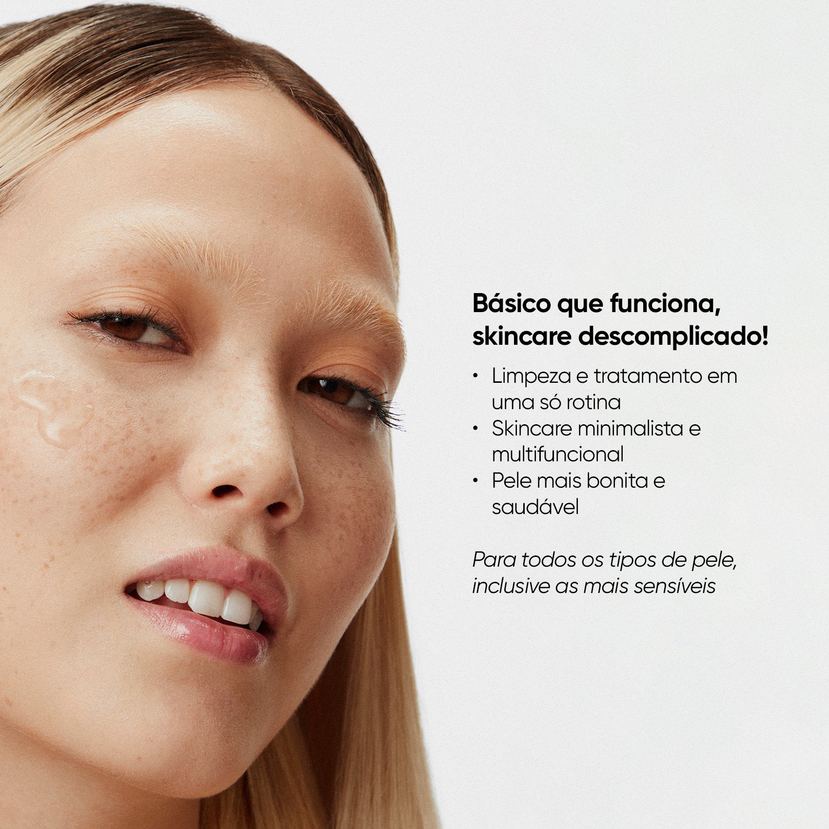 Kit Skincare Básico_Hora de apostar no básico que funciona para o seu skincare descomplicado.Esse é o passo a passo ideal para quem deseja uma rotina de skincare minimalista e multifuncional, com resultados surpreendentes. Reunimos os passos essenciais para conquistar uma pele mais bonita e saudável: Limpeza que não resseca a pele + Tratamento Rejuvenescedor e Antioxidante que mantém a pele hidratada enquanto controla a oleosidade e garante lifting imediato._58898945