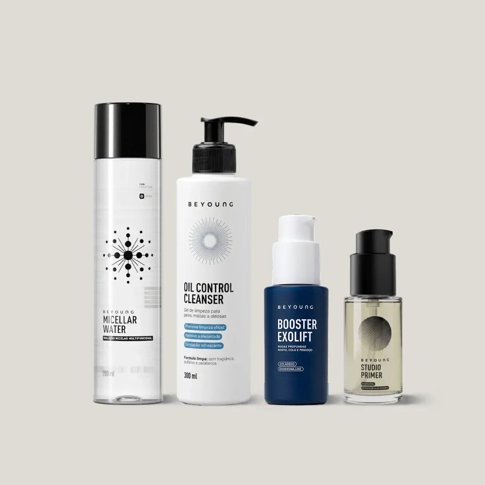 Kit Favoritos - Exolift, Gel Oil Control, Água Micelar e Studio Primer