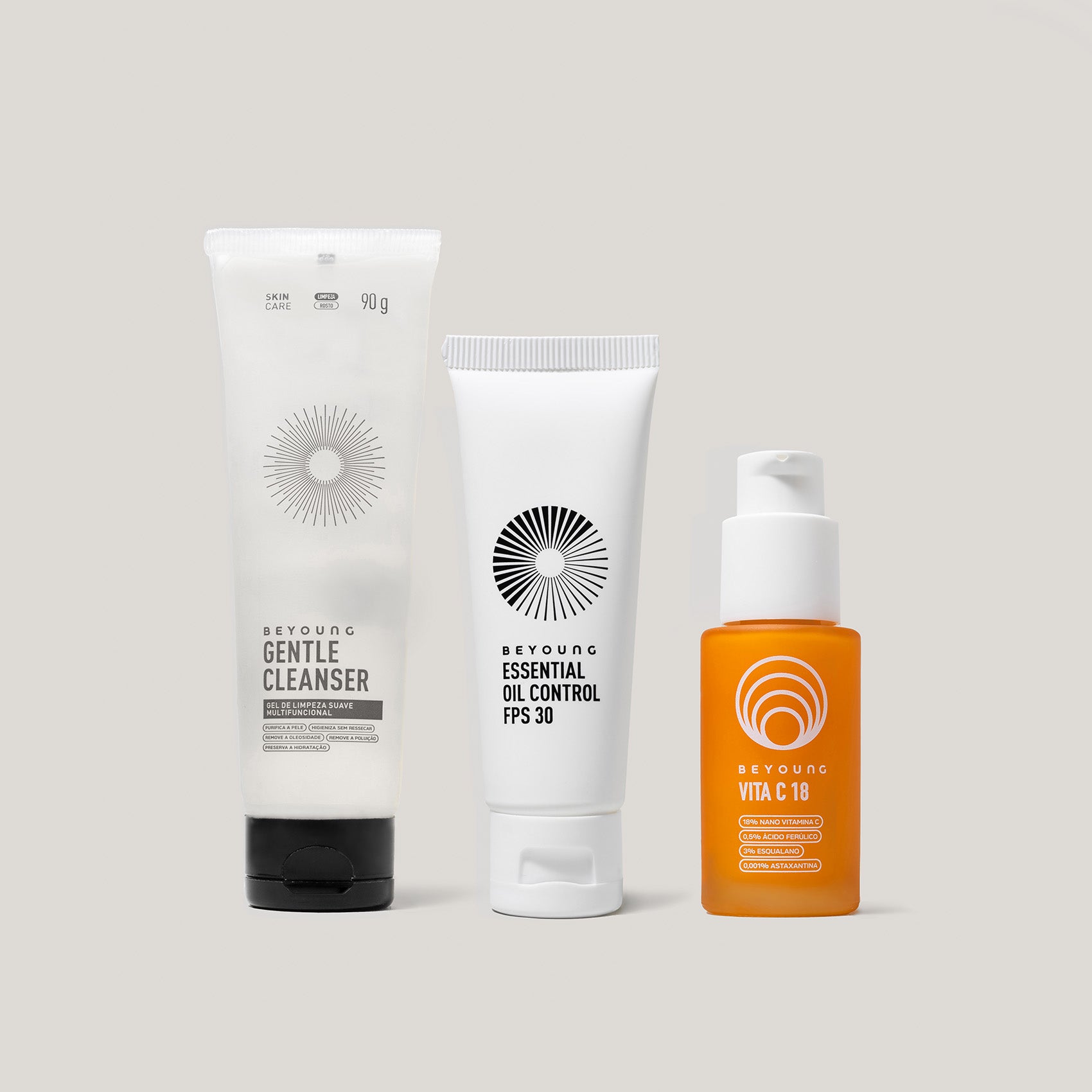 Kit Rotina Completa Vitamina C + Esqualano