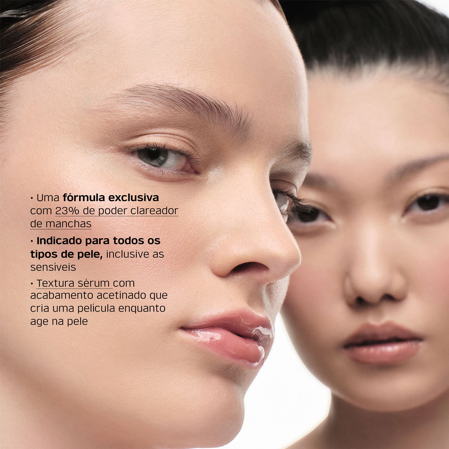 Sérum facial antimanchas com 10% ácido mandélico + 3% ácido tranexâmico