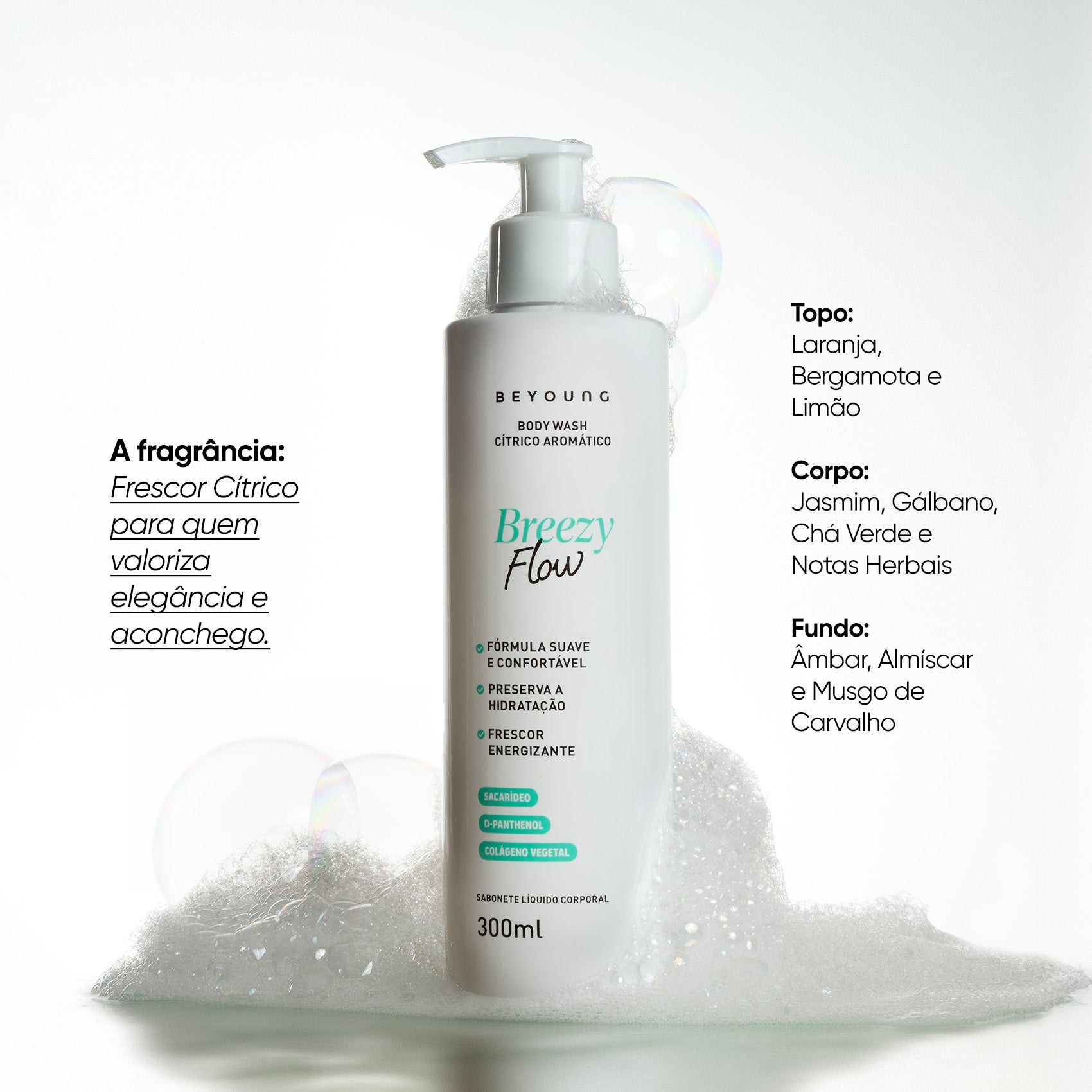 Sabonete Líquido Corporal com D-Pantenol + Colágeno Vegetal