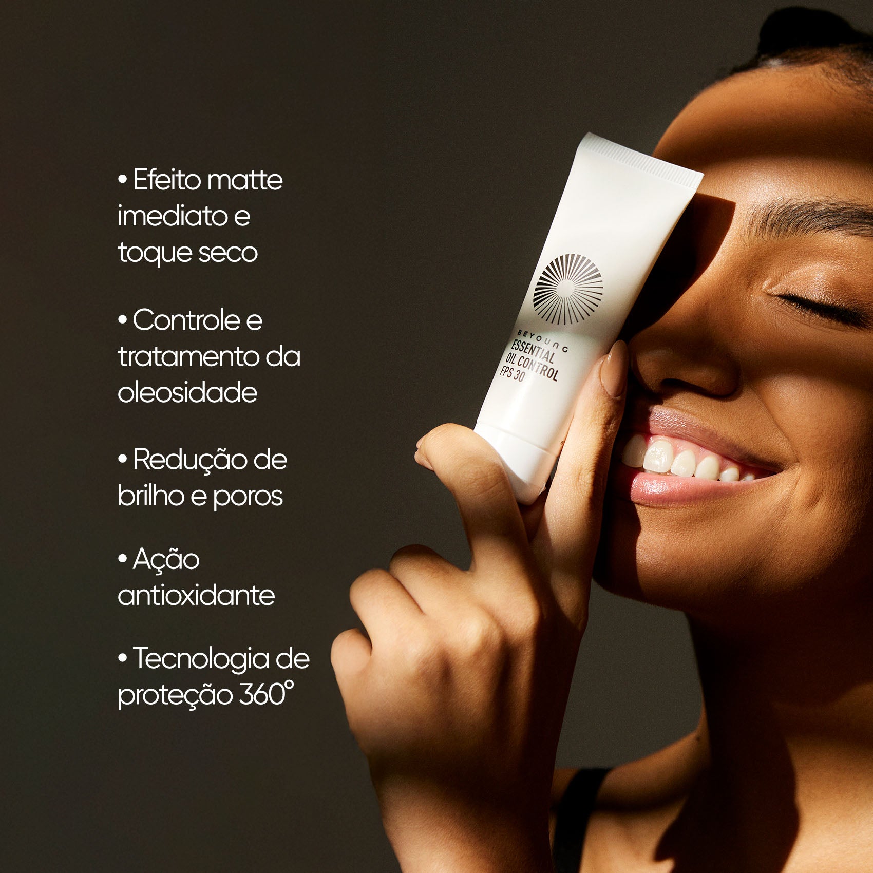 Protetor solar matte FPS 30 com niacinamida (toque seco)