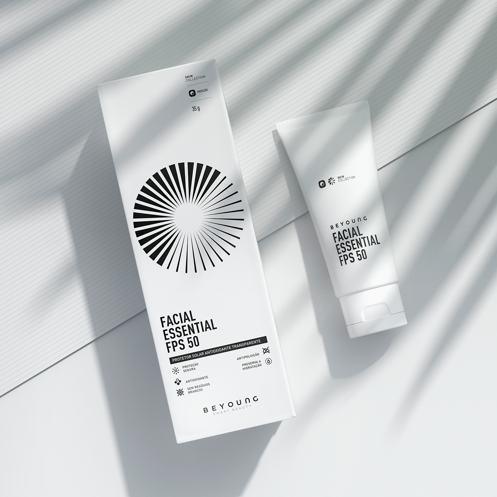 Protetor solar transparente FPS 50