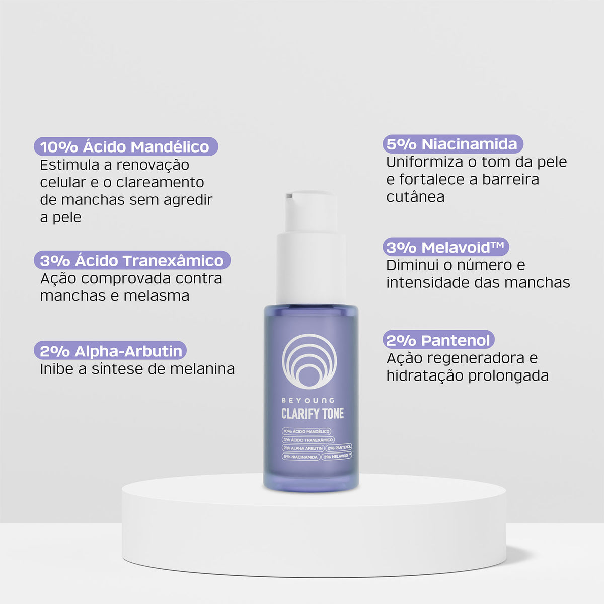Sérum facial antimanchas com 10% ácido mandélico + 3% ácido tranexâmico - BEYOUNG_1_1_ 14201713