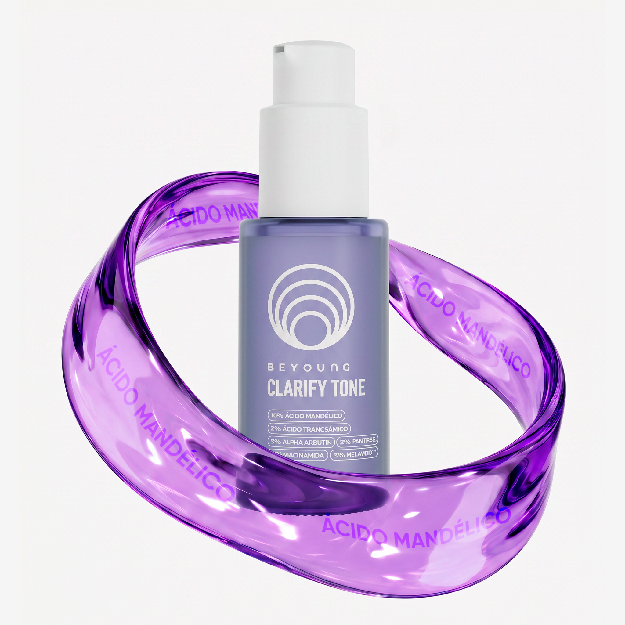 Sérum facial Clareador com 10% ácido mandélico + 3% ácido tranexâmico