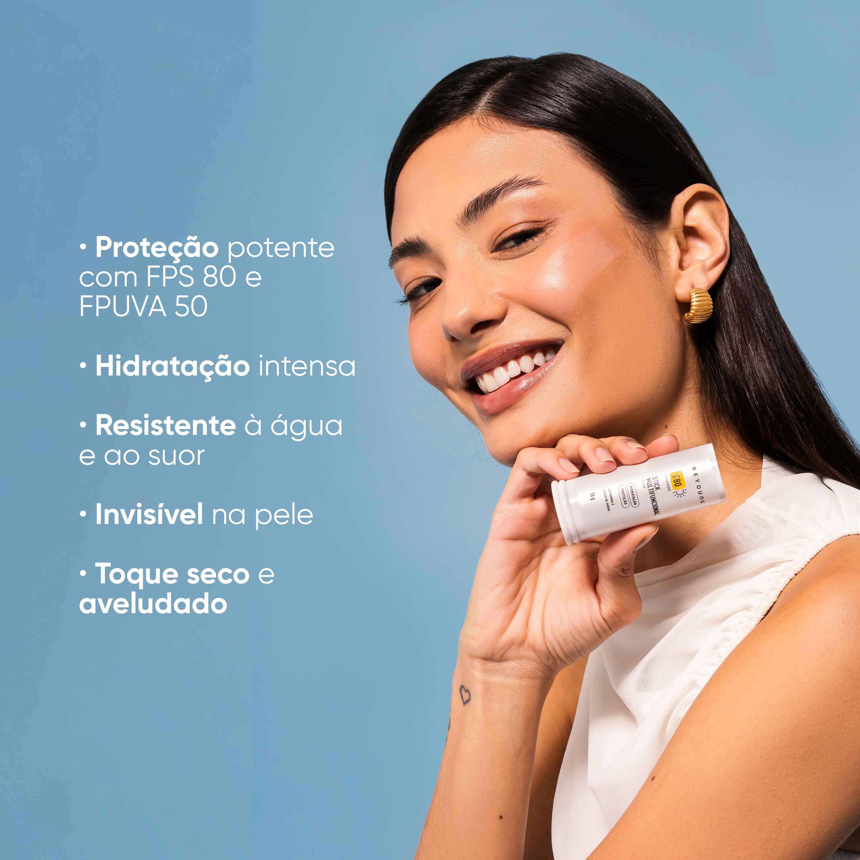 Stick Bastão multifuncional incolor FPS 80