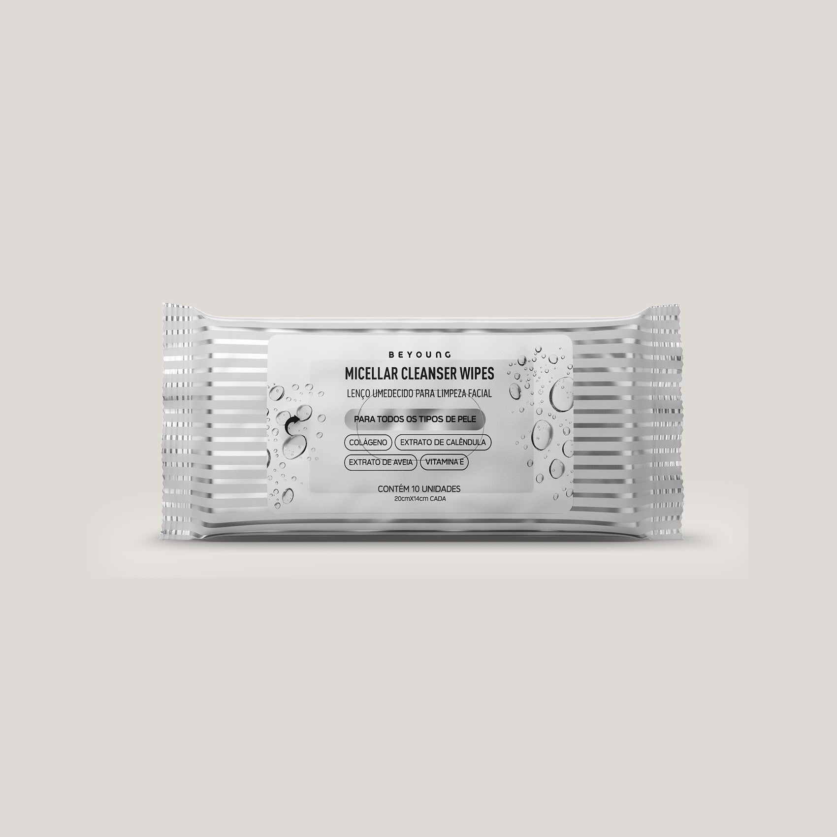 Lenço Umedecido para Limpeza Facial