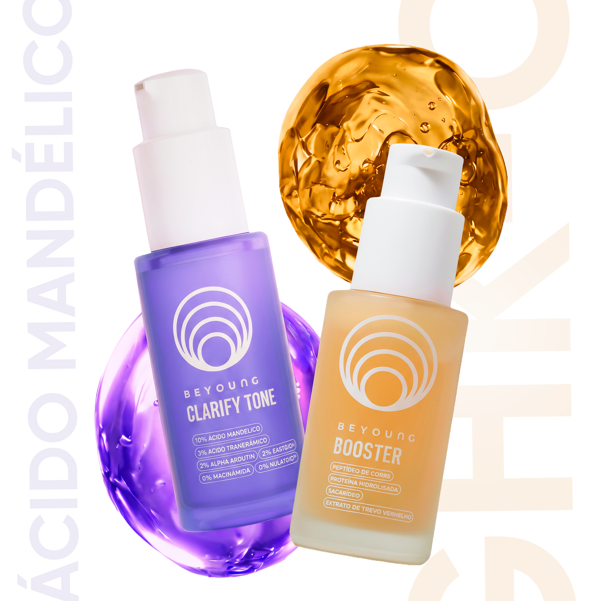 Kit Boosters Clareador Facial + GHK-CU