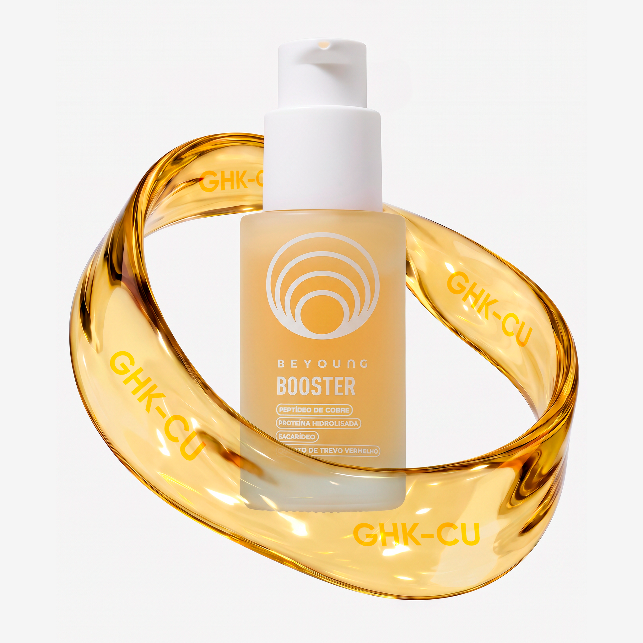 Sérum Facial Booster GHK-CU - Multifuncional 3 em 1